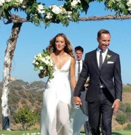Matteo Joel Nash father Steve Nash Wedding with his second wife Lilla.